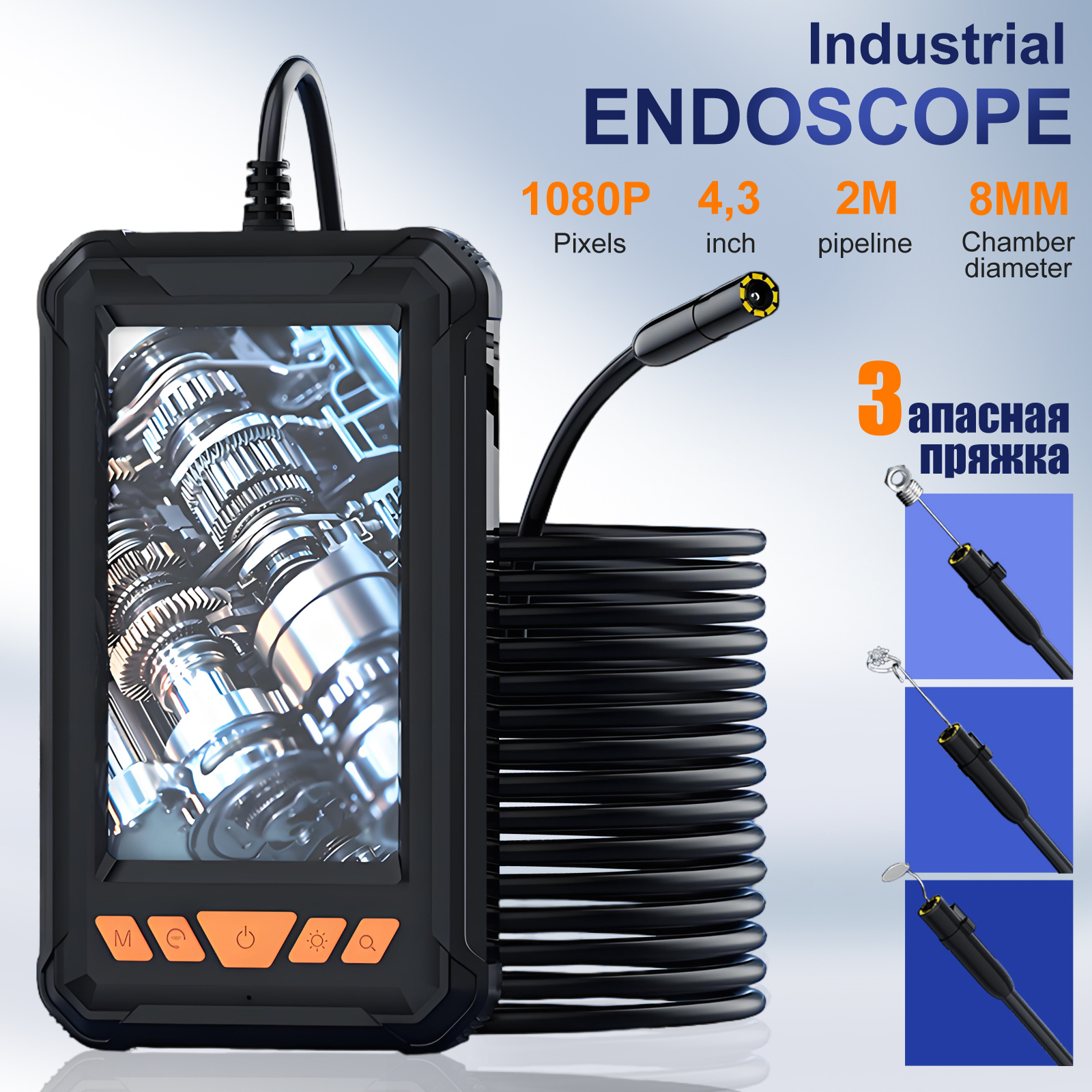 Macro Photography Led Lighting - Endoscope Camera with Light 1080P HD