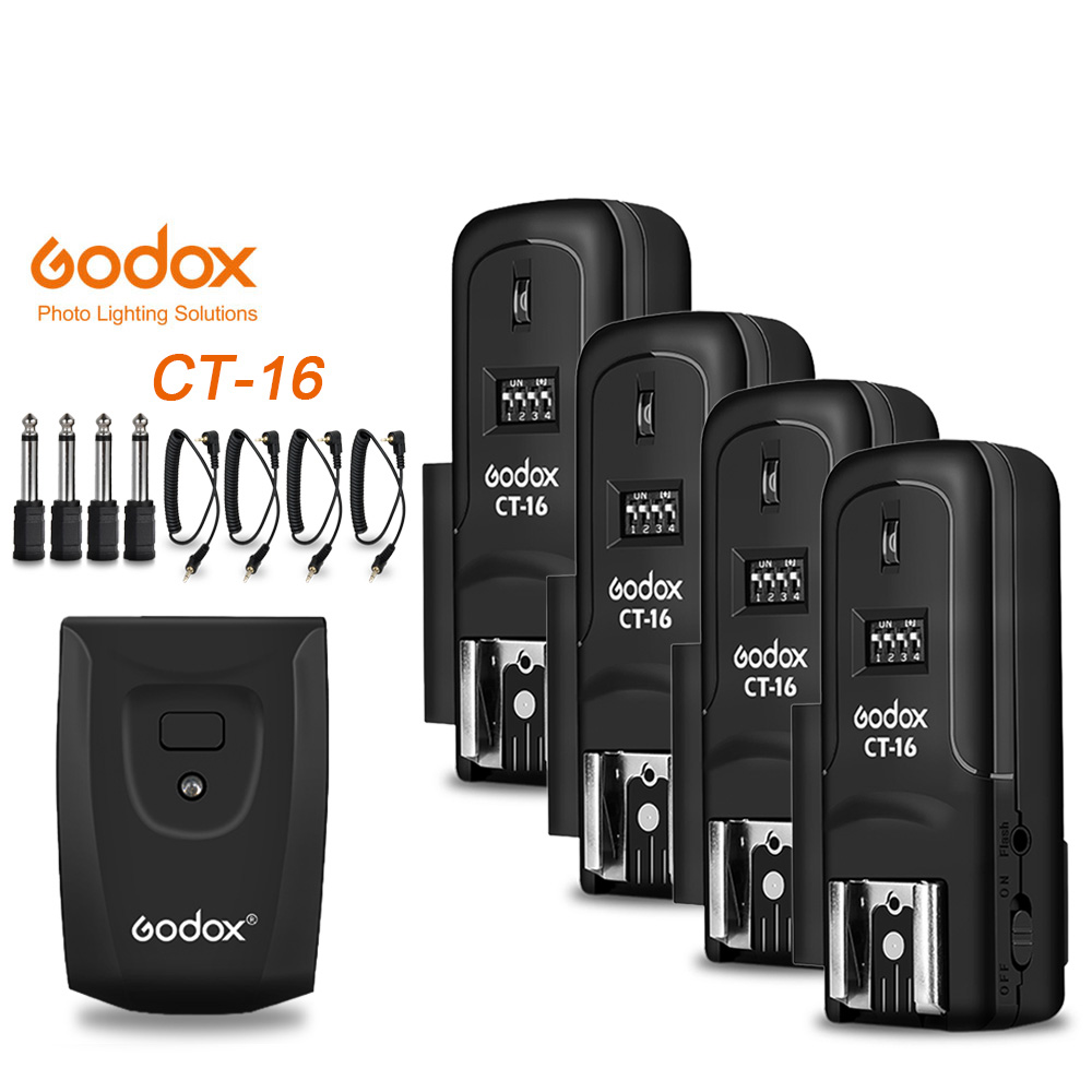 Trigger Receiver Set - Godox CT-16 16 Channels Wireless Radio