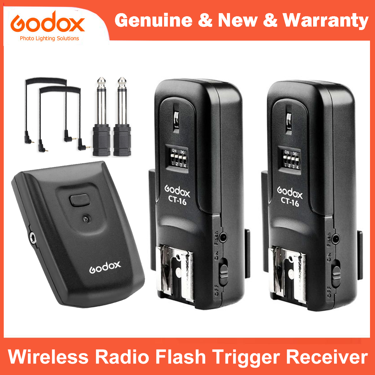 Trigger Receiver Set - Godox CT-16 16 Channels Wireless Radio