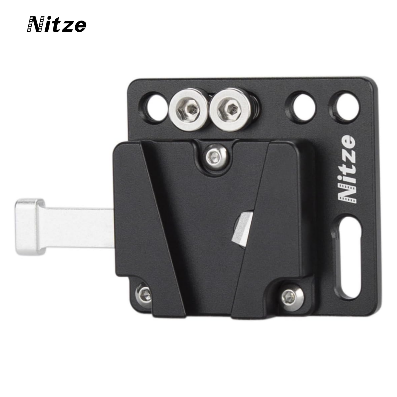 V Mount Battery - Nitze V Mount Battery Plate, Aluminum