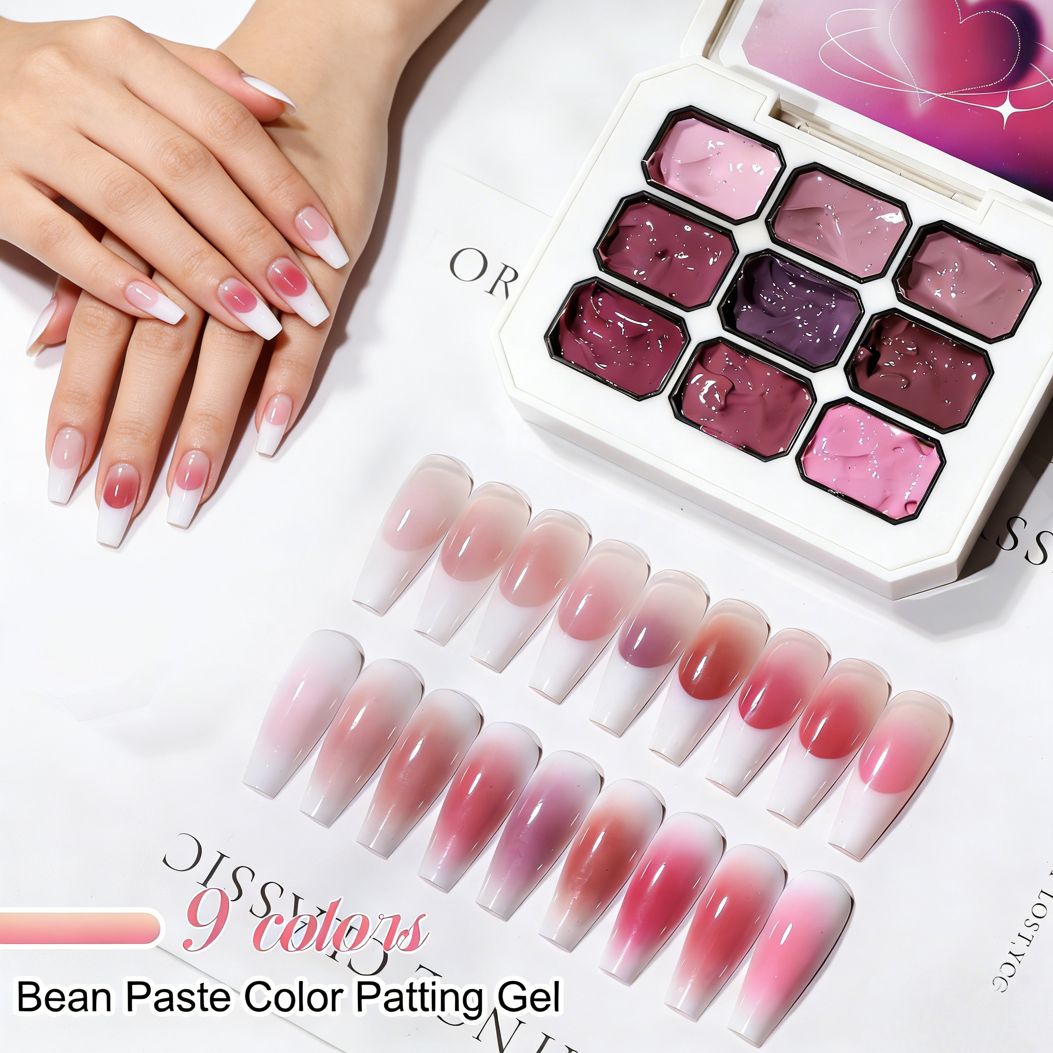 Photography Lighting Gel - 1pc 9 Colors Pink Patting gel