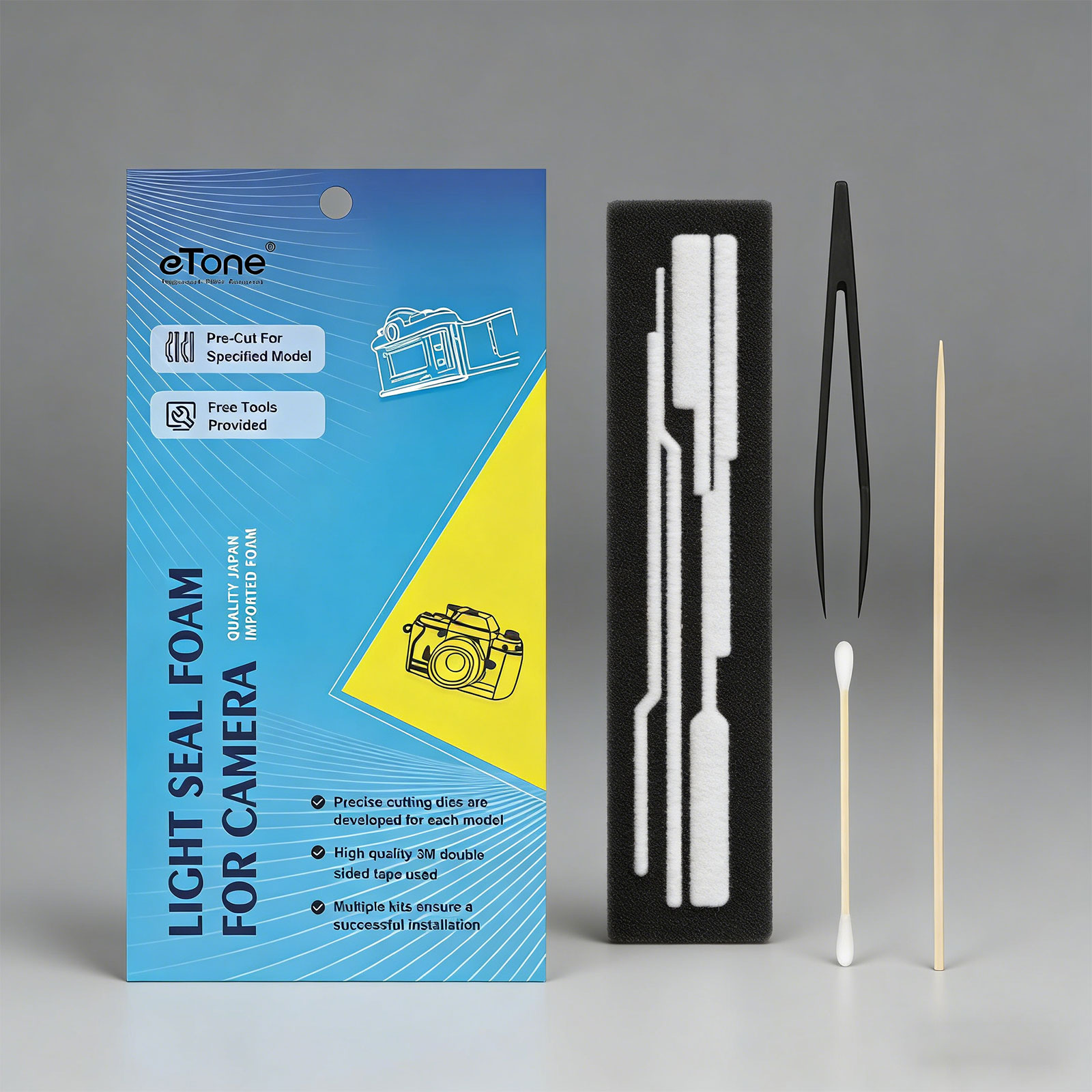 Macro Photography Lighting Kit - Pre-Cut Light Seal Sponge Kit for