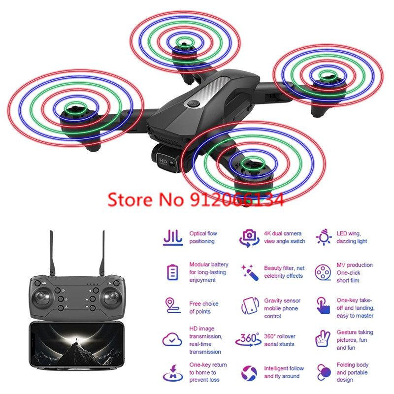 Photography Lighting Position - 4K Optical Flow Positioning RC Drone
