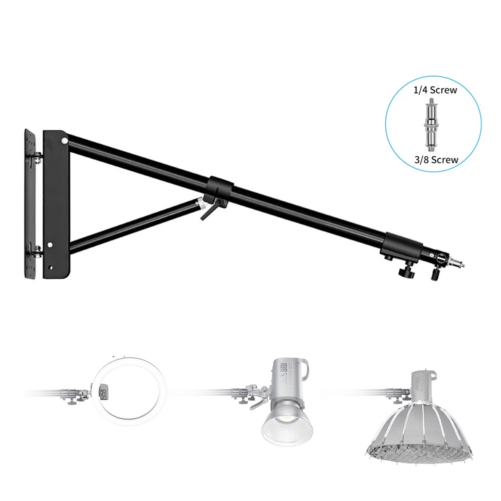 100/135/ 170cm Wall Mounting T - مراجعة Photography Lighting System وسعره