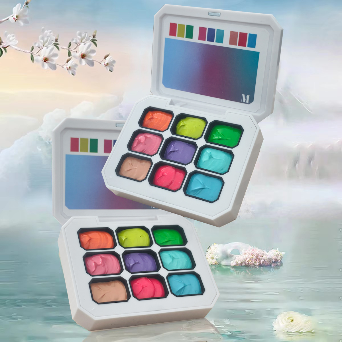 1pc 9-color solid nail polish  - مراجعة Photography Lighting Gel وسعره