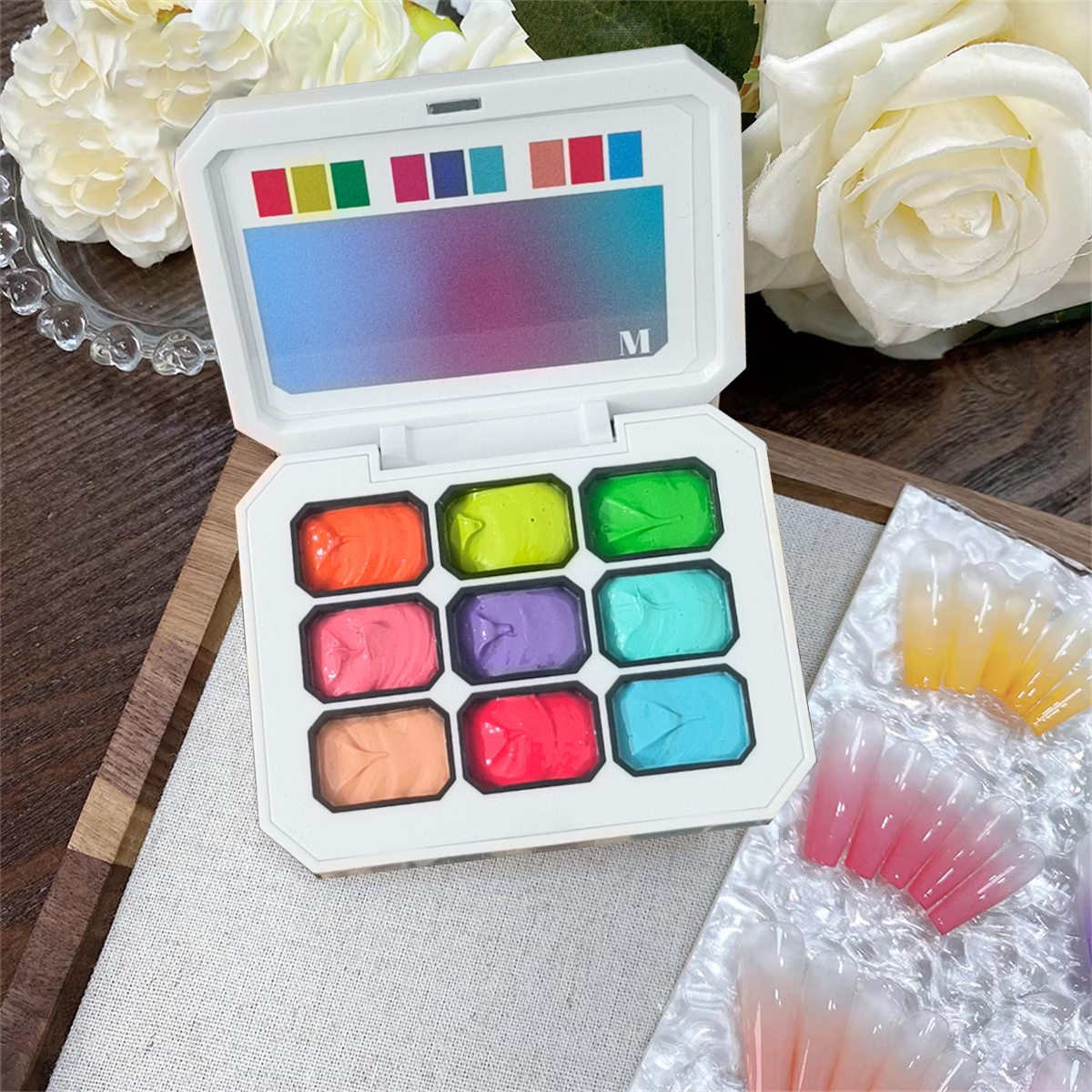 1pc 9-color solid nail polish  - مراجعة Photography Lighting Gel وسعره