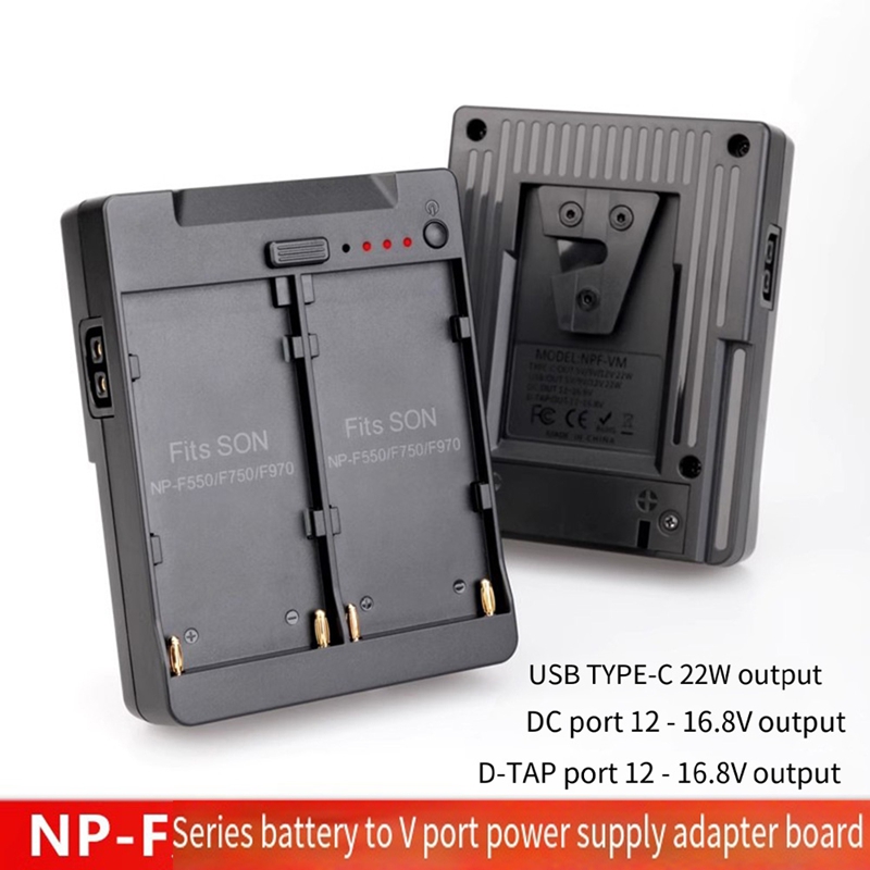 Dual NP-F550/750/970 NP-F Seri - مراجعة V Mount Battery وسعره
