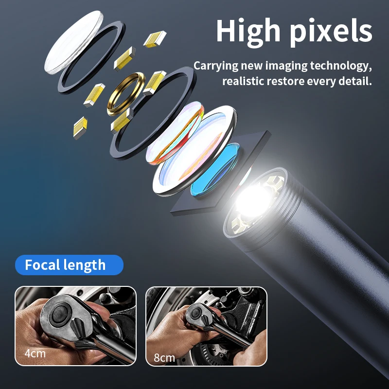 NEW Endoscope for OTG Android  - مراجعة Macro Photography Led Lighting وسعره