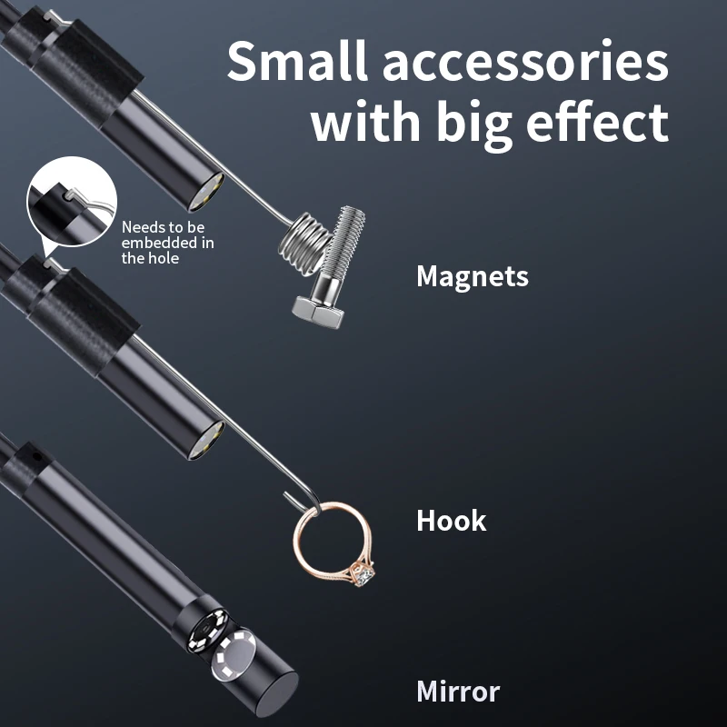 NEW Endoscope for OTG Android  - مراجعة Macro Photography Led Lighting وسعره