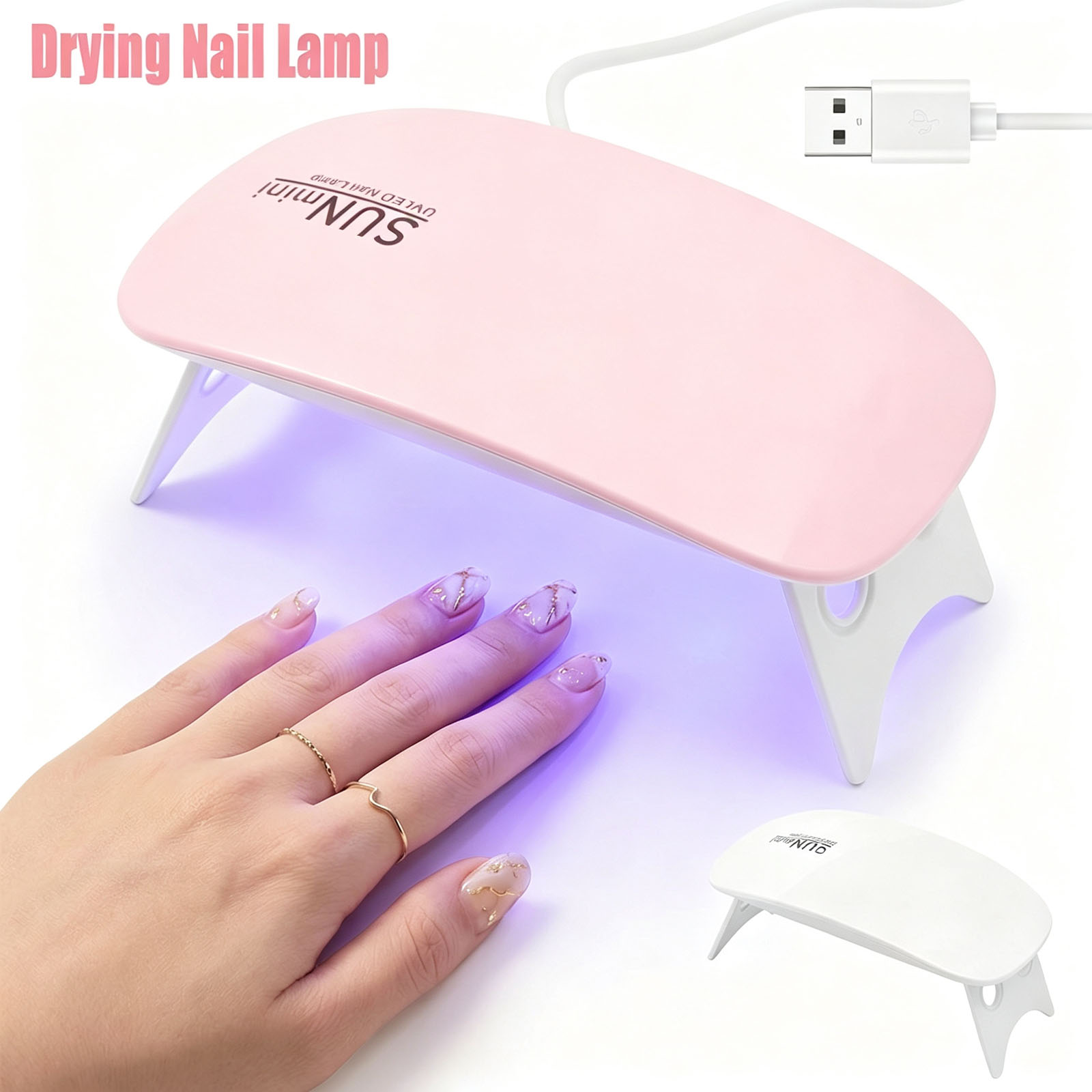 UV Nail Polish Lamp Nail Dryer - مراجعة Photography Lighting Gel وسعره