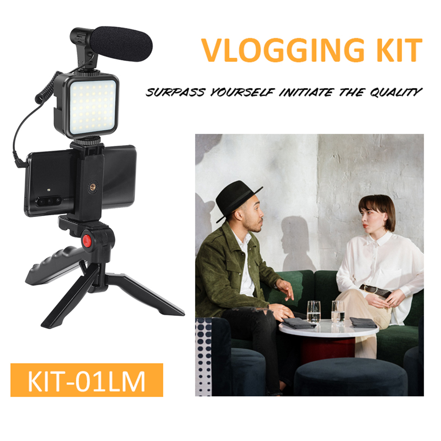 Smartphone Vlogging Kit Video  - مراجعة Macro Photography Lighting Kit وسعره