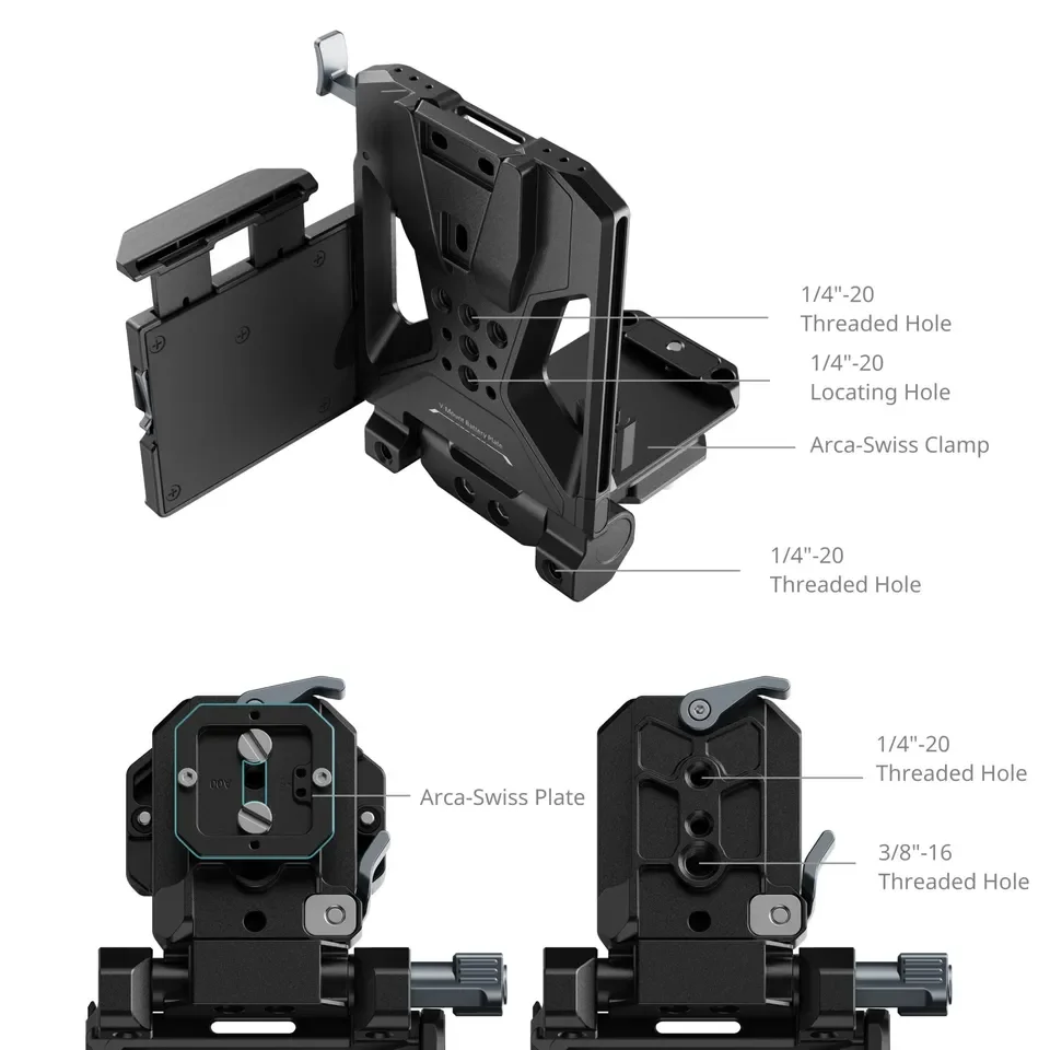 NEW For SmallRig 5315 Aluminum - مراجعة V Mount Battery وسعره