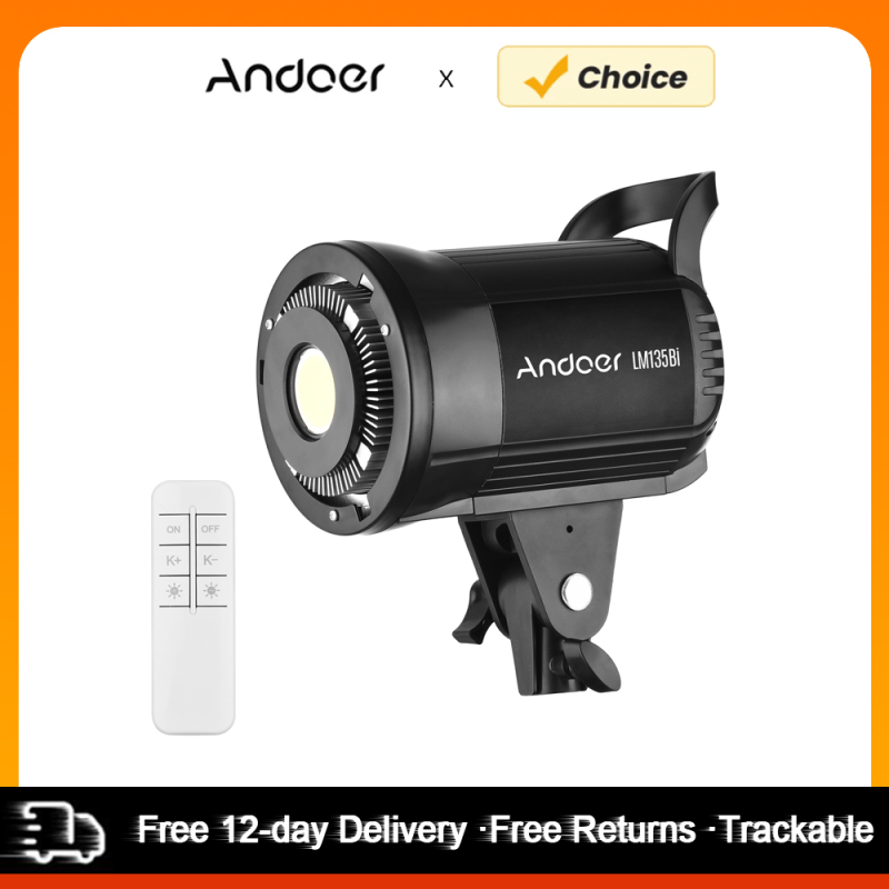 Andoer LM135Bi Portable LED Ph - مراجعة Photography Lighting System وسعره