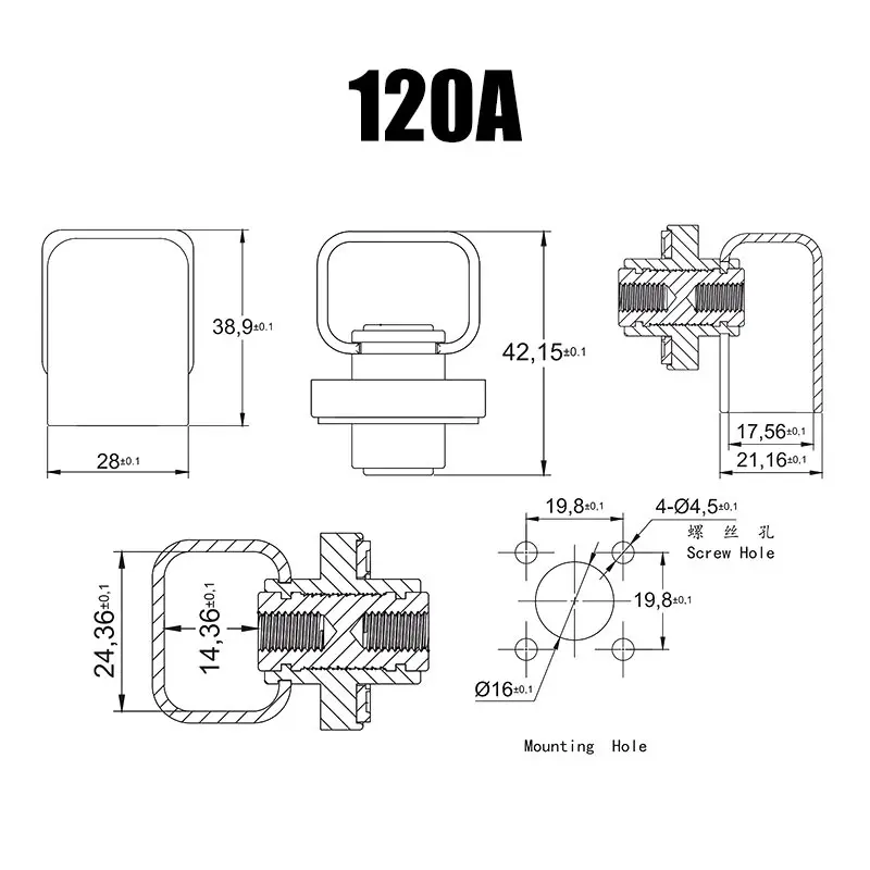300A 200A 120A All Copper Lith - مراجعة V Mount Battery وسعره