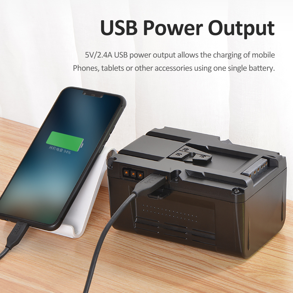 Kingma High Capacity 21000mAh  - مراجعة V Mount Battery وسعره