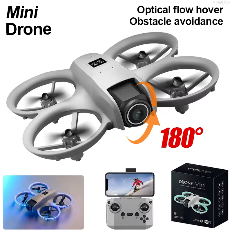 NEW 2026 Mini Foldable Drone W - مراجعة Photography Lighting Position وسعره