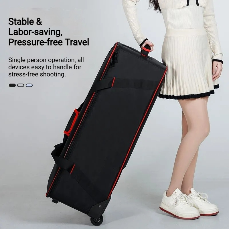 Studio Flash Light Kit Bag Pho - مراجعة Photography Lighting Case وسعره