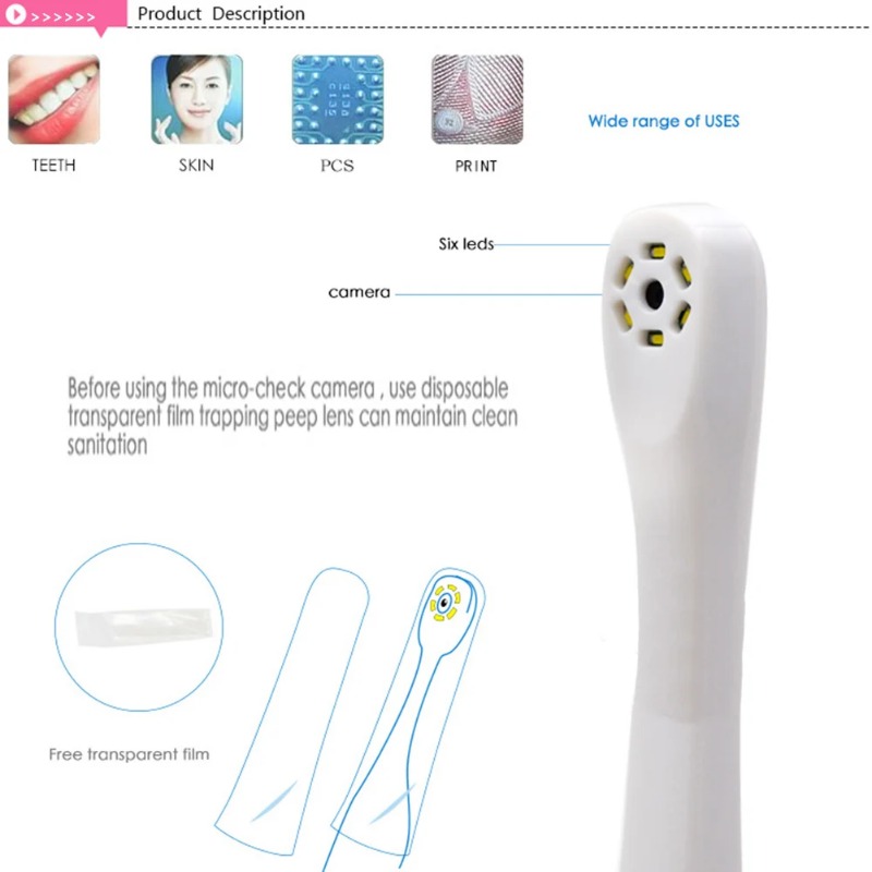 USB Dental Camera Wireless Int - مراجعة Macro Photography Led Lighting وسعره