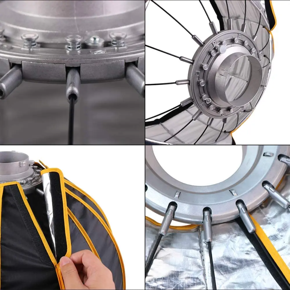 LED 35inch/90cm Quick Set-up F - مراجعة Parabolic Umbrella Deep وسعره