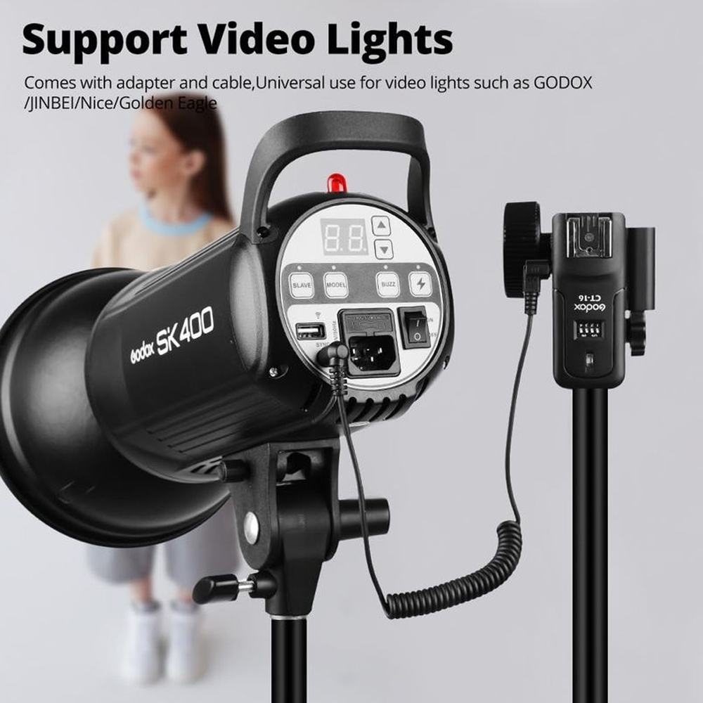 Godox CT-16 16 Channels Wirele - مراجعة Trigger Receiver Set وسعره