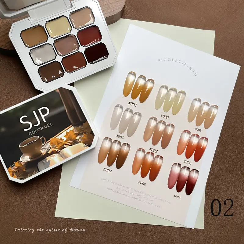 9 Colors Solid Nail Polish Pal - مراجعة Photography Lighting Gel وسعره