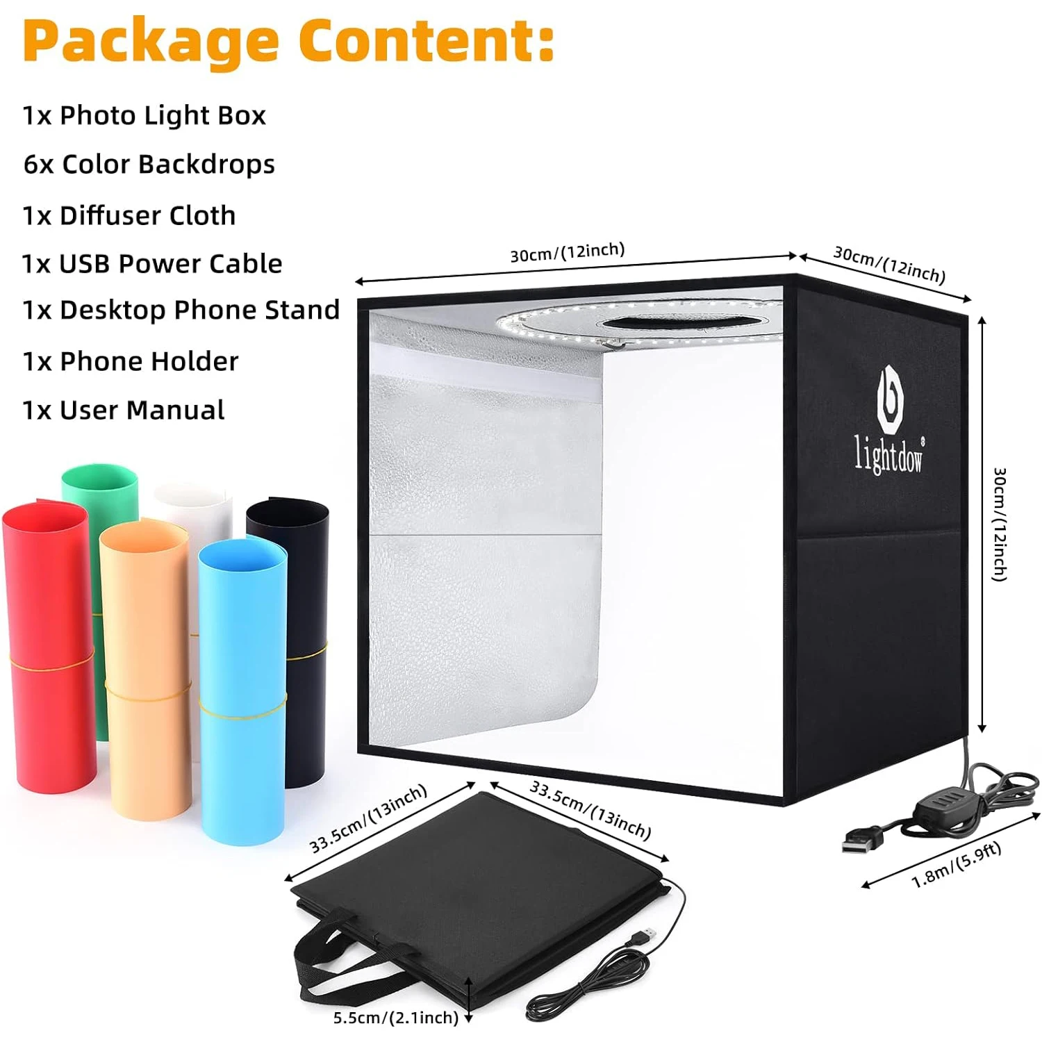 Lightdow Photo Studio Light Bo - مراجعة Photography Lighting Case وسعره