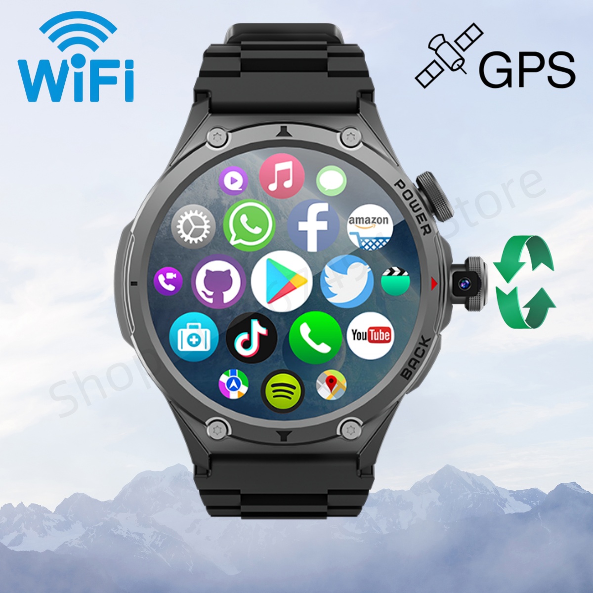 H12 Smartwatch 4G LTE Smart Wa - مراجعة Photography Lighting Gel وسعره