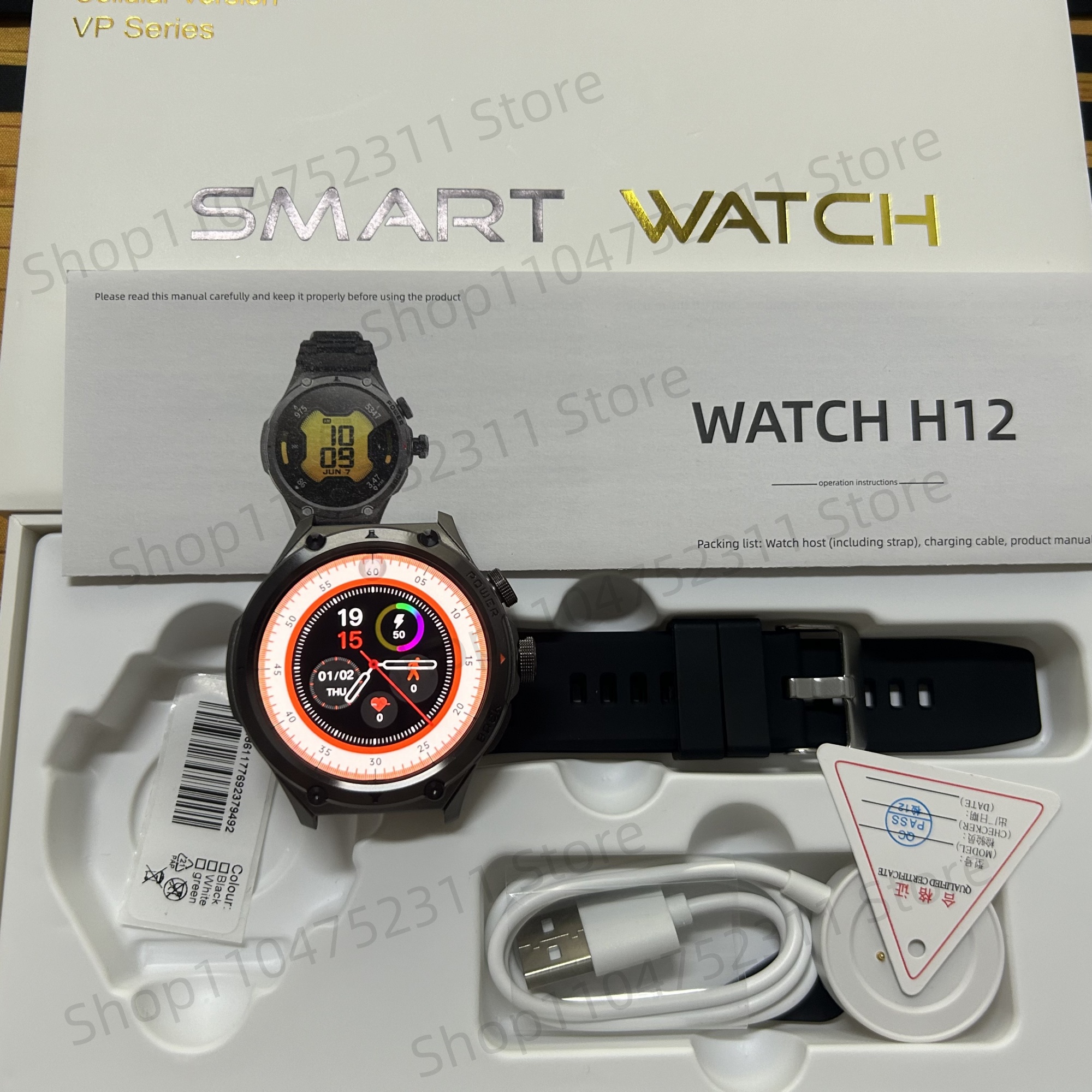 H12 Smartwatch 4G LTE Smart Wa - مراجعة Photography Lighting Gel وسعره
