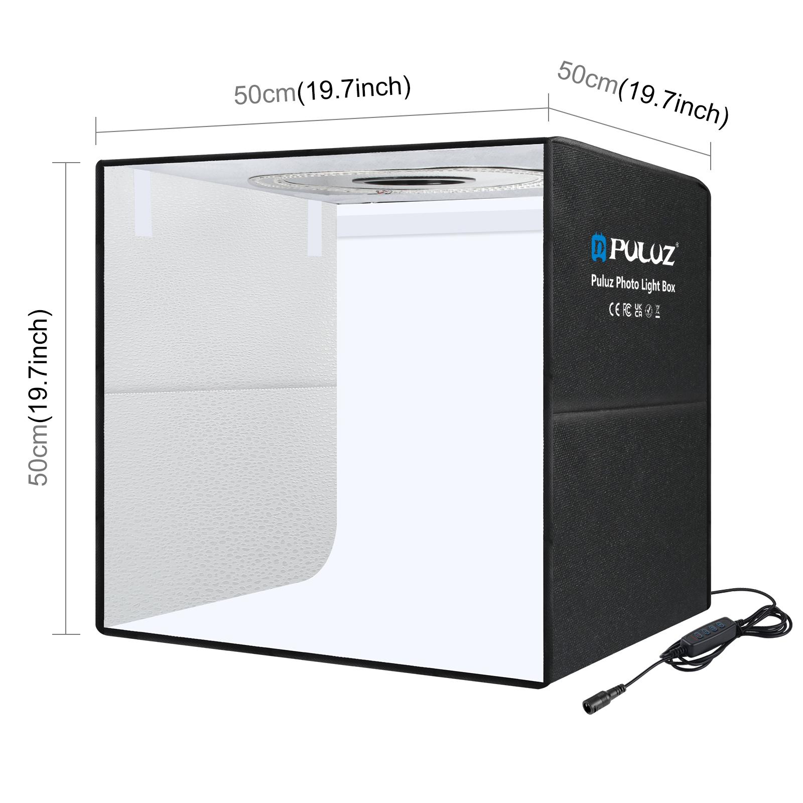 PULUZ 50cm Folding Portable Ri - مراجعة Photography Lighting Case وسعره