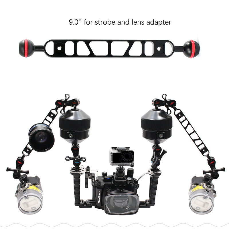 Nitescuba Diving Aluminum Ball - مراجعة Macro Photography Lighting Kit وسعره