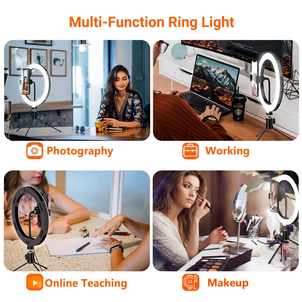 26cm 10 inch Led Ring Selfie L - مراجعة Macro Photography Lighting Kit وسعره