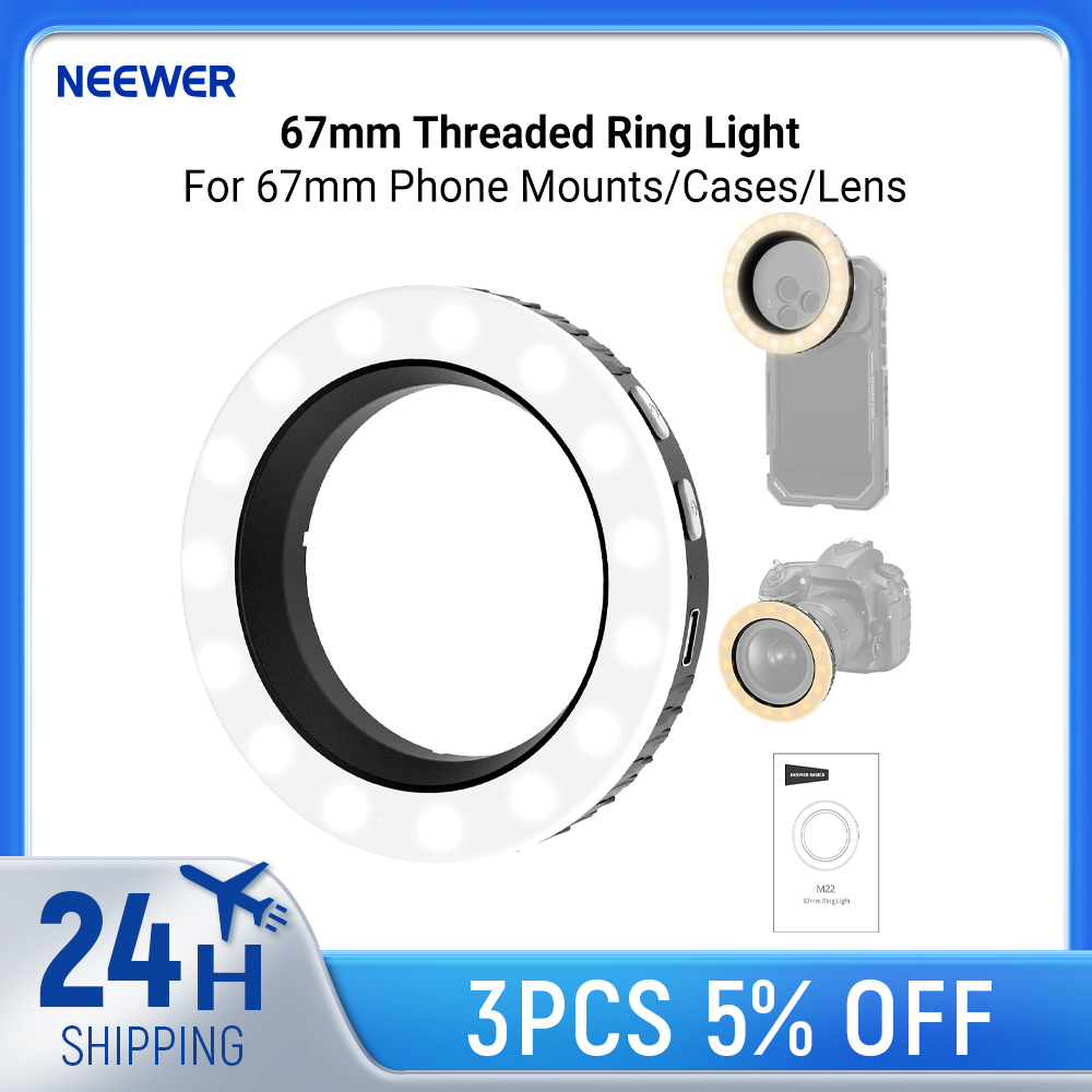 NEEWER Basics 67mm Threaded Ri - مراجعة Photography Lighting Case وسعره