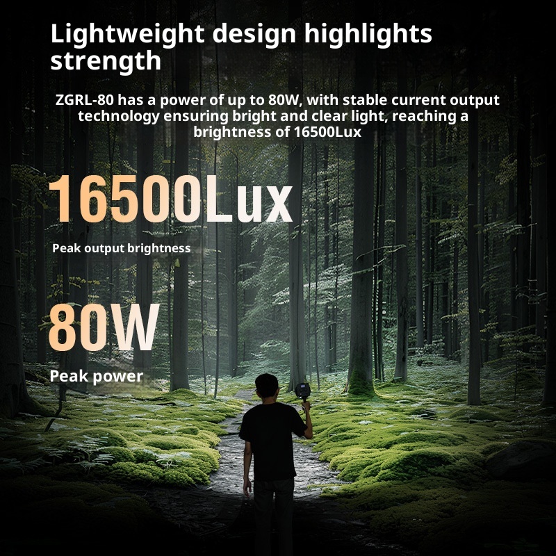 ZGRL80 80W COB LED Video Light - مراجعة Photography Lighting System وسعره