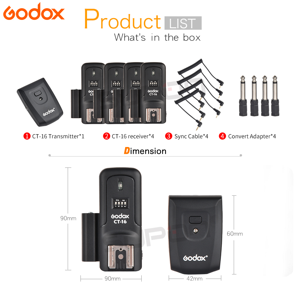 Godox CT-16 Wireless Radio Stu - مراجعة Trigger Receiver Set وسعره