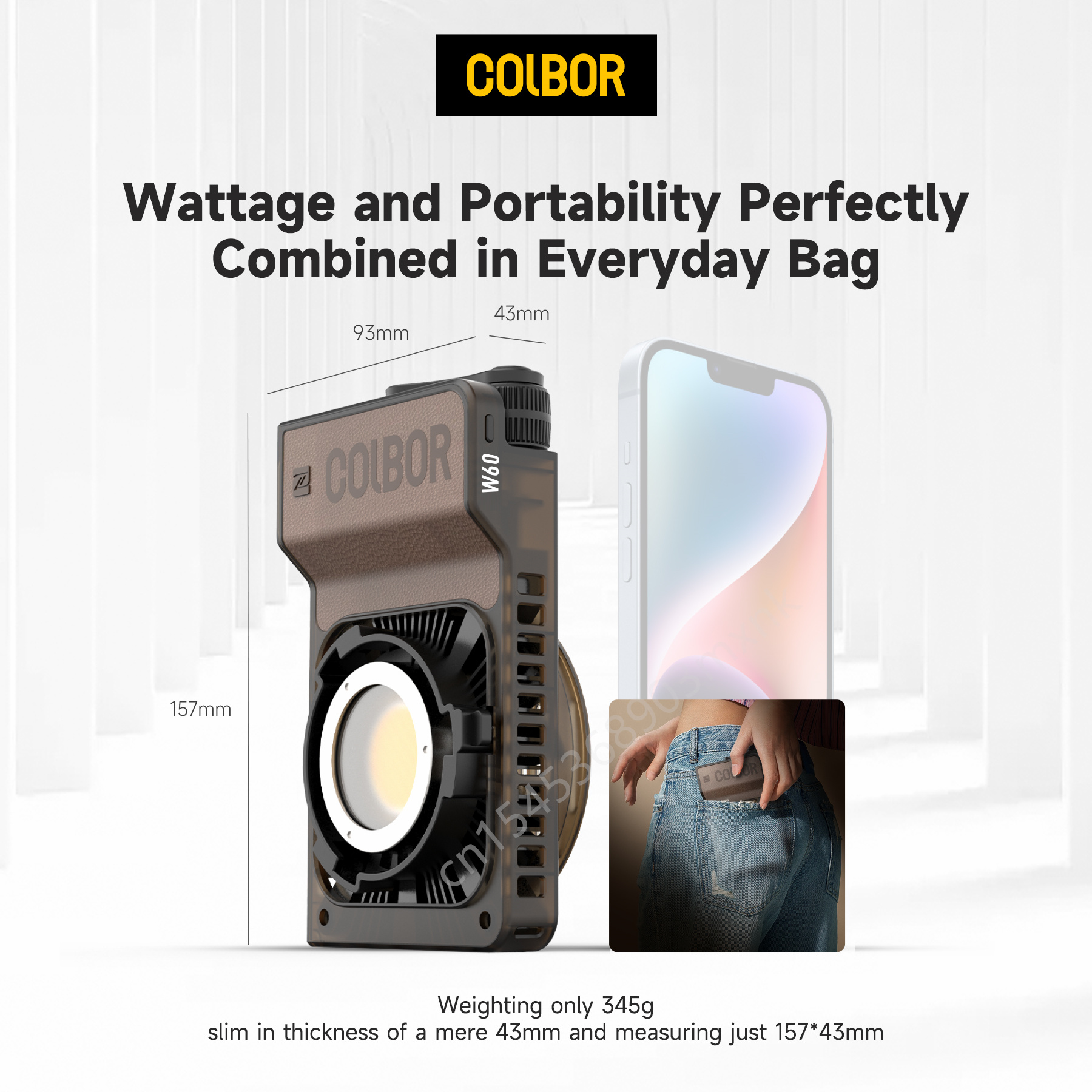 Colbor W60 W100R RGB LED Video - مراجعة Photography Lighting System وسعره