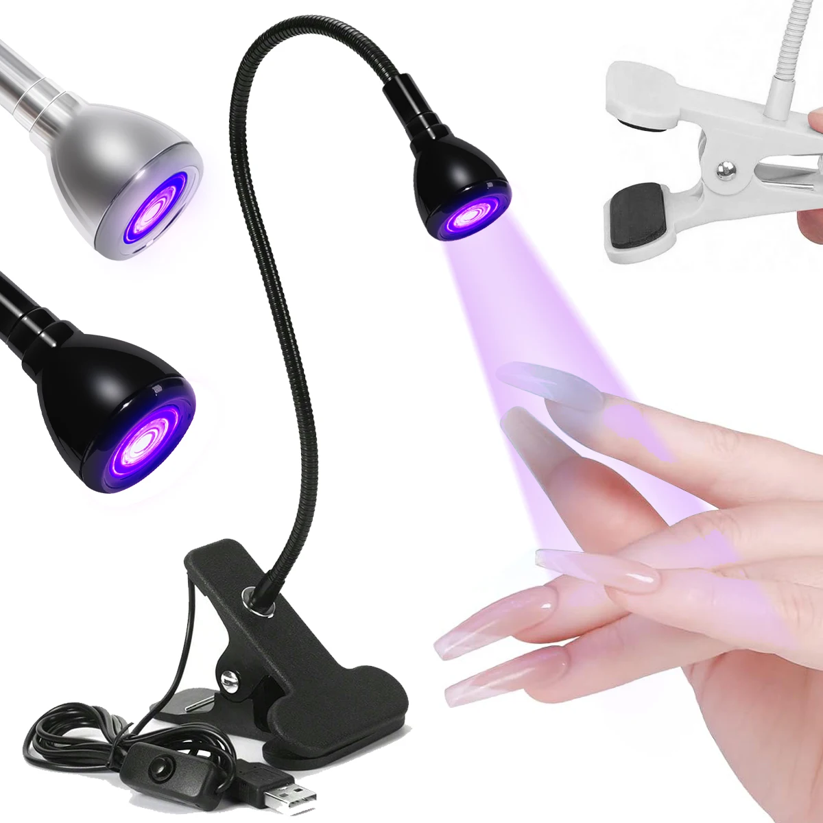 LED UV Light for Drying Nail P - مراجعة Photography Lighting Gel وسعره