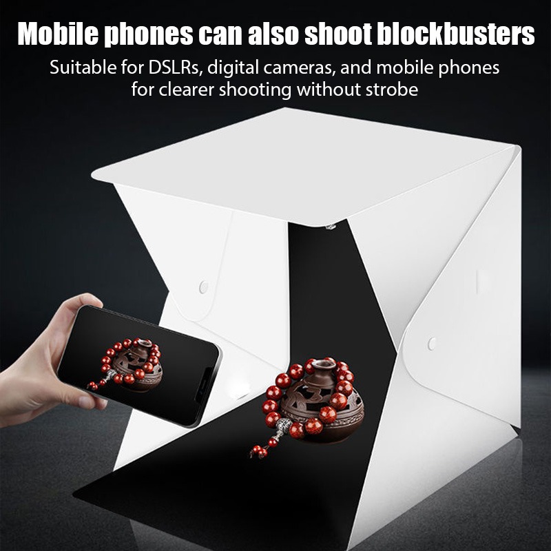 20cm Portable Photobox Photogr - مراجعة Photography Lighting Case وسعره
