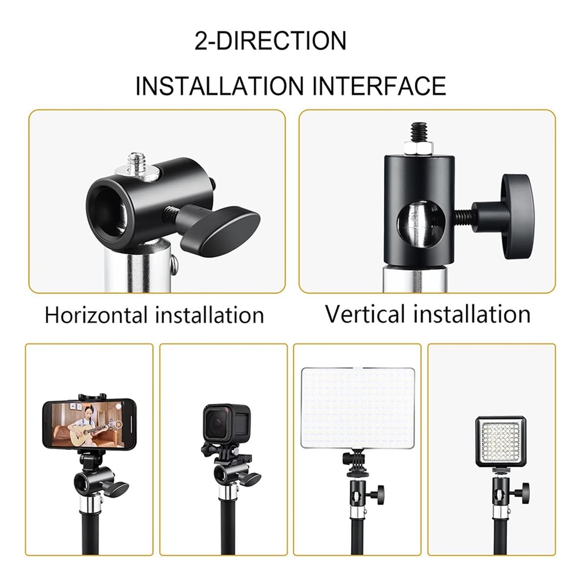 4PCS Light Stand Adapter Rapid - مراجعة Photography Lighting Tips وسعره