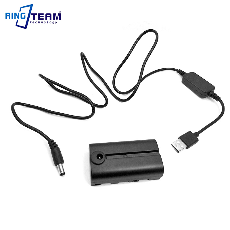 USB 5V Drive Power Cable  NP-F - مراجعة Photography Lighting For Dummies وسعره