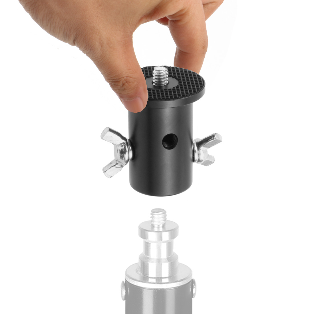 Tripod Light Stand Adapter 1/4 - مراجعة Photography Lighting System وسعره