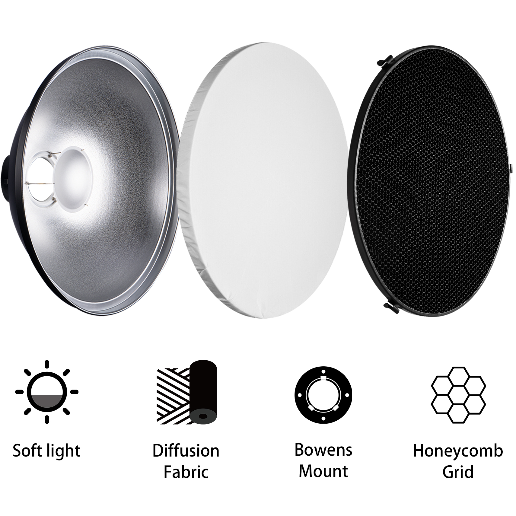Selens 70cm Silver/White Inter - مراجعة Photography Lighting Grid وسعره