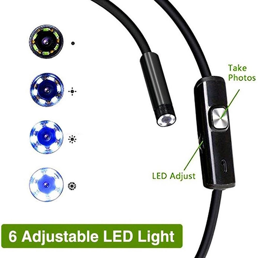 Endoscope Camera For Mobile Ph - مراجعة Macro Photography Led Lighting وسعره