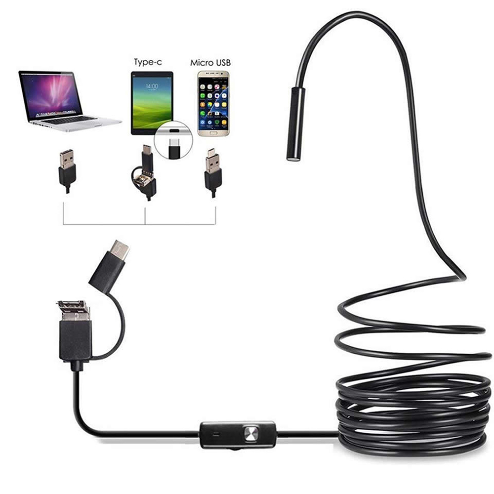 Endoscope Camera For Mobile Ph - مراجعة Macro Photography Led Lighting وسعره