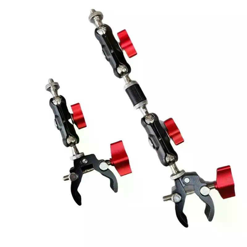 Camera Super Clamp with Double - مراجعة Photography Lighting Position وسعره