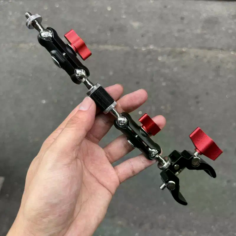 Camera Super Clamp with Double - مراجعة Photography Lighting Position وسعره