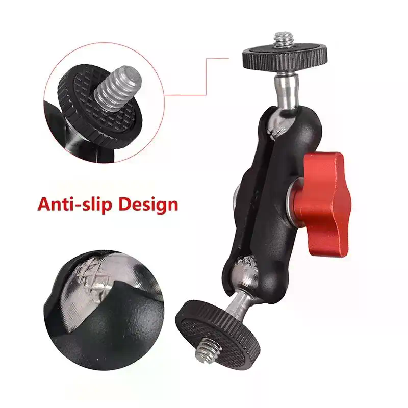 Camera Super Clamp with Double - مراجعة Photography Lighting Position وسعره