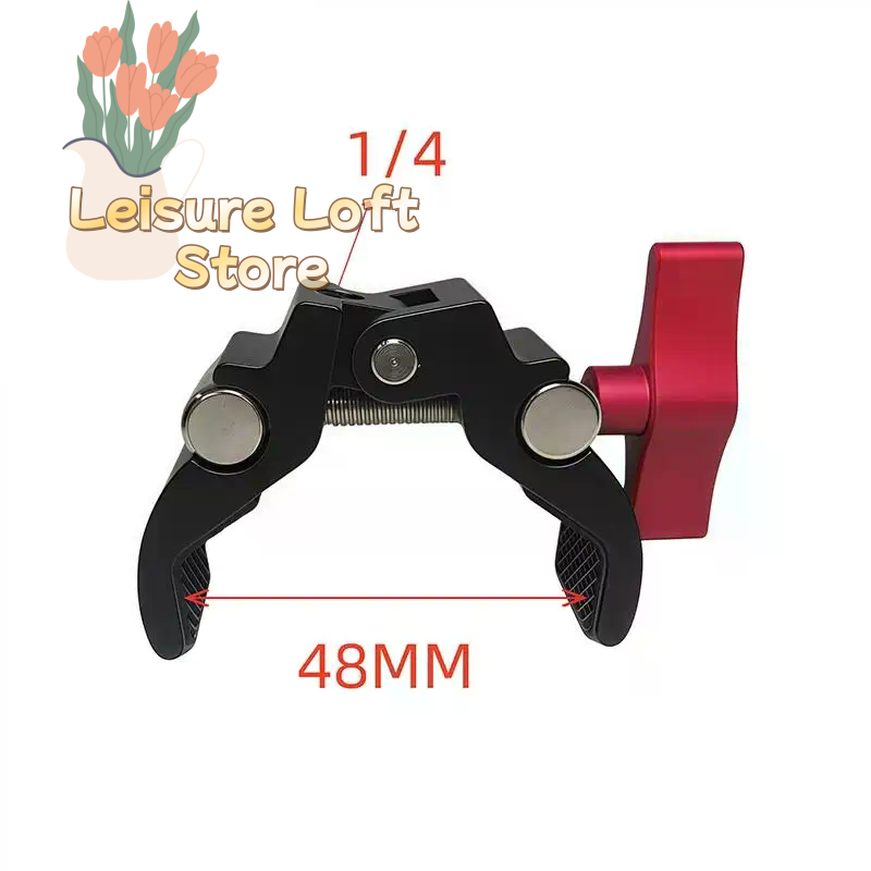 Camera Super Clamp with Double - مراجعة Photography Lighting Position وسعره