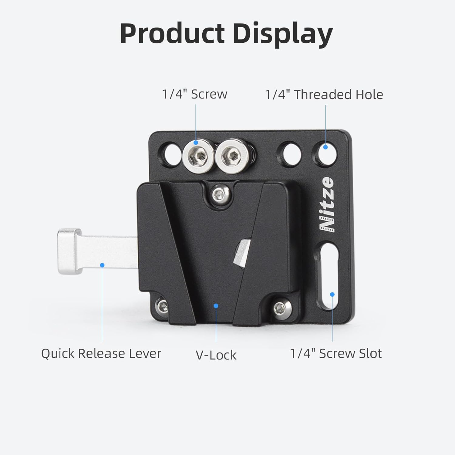 Nitze V Mount Battery Plate, A - مراجعة V Mount Battery وسعره