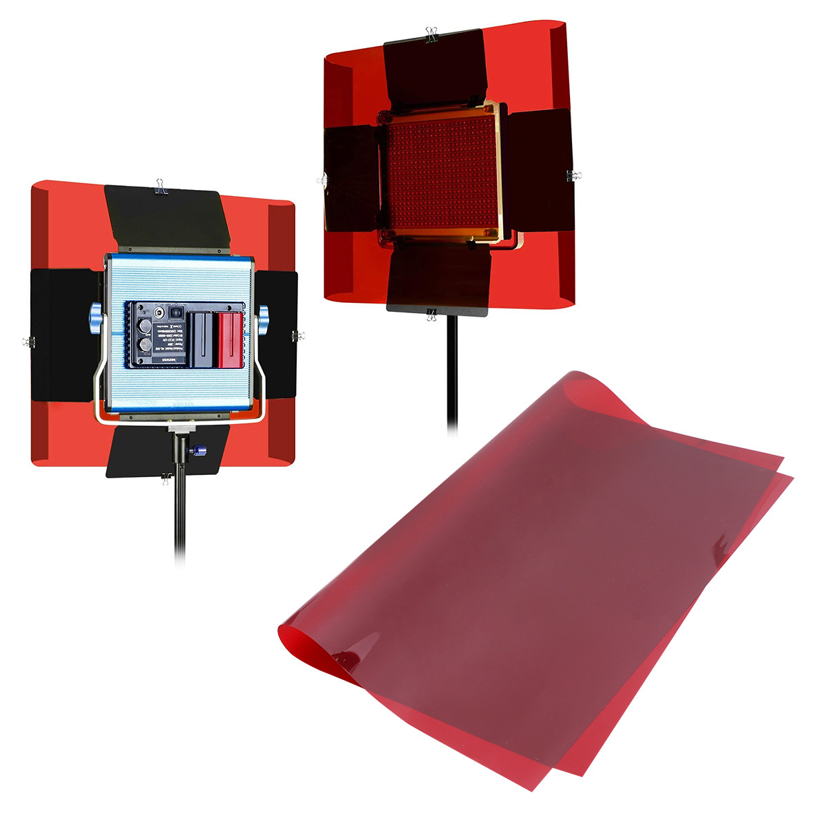 3pcs Deep Light Photography St - مراجعة Photography Lighting Gel وسعره