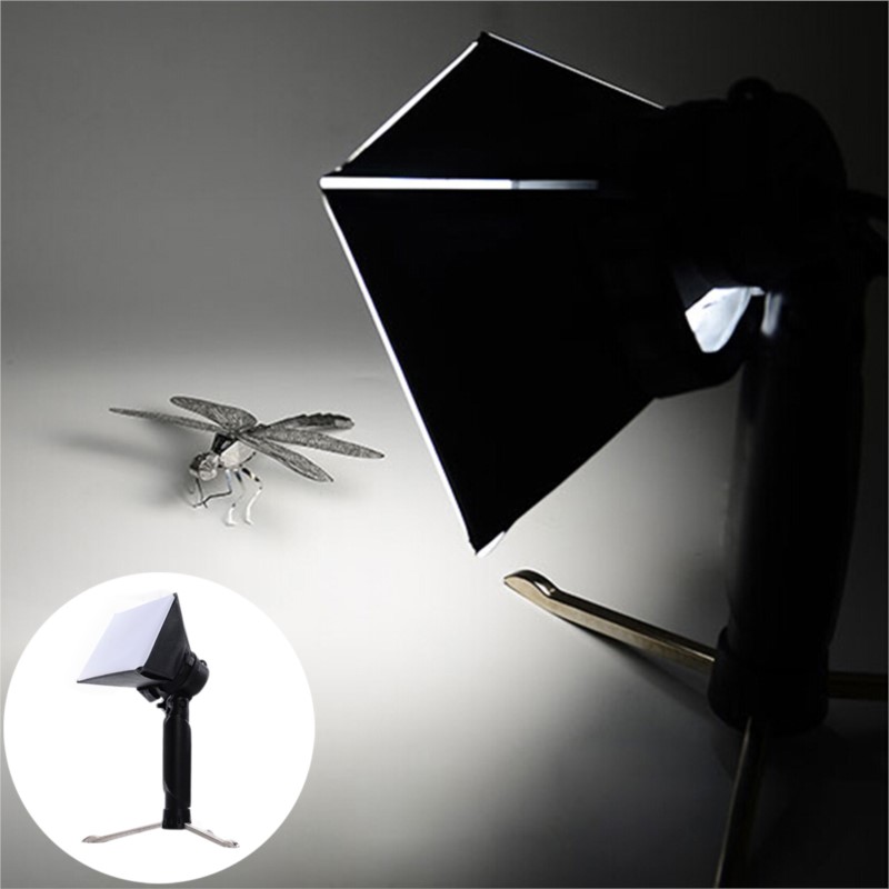 Universal Portable Flash Diffu - مراجعة Macro Photography Lighting Kit وسعره